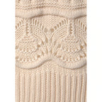 Vivance Damen-Strickpullover mit Lochstrickmuster