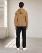 Tommy Hilfiger Hoodie in Braun, Rückansicht