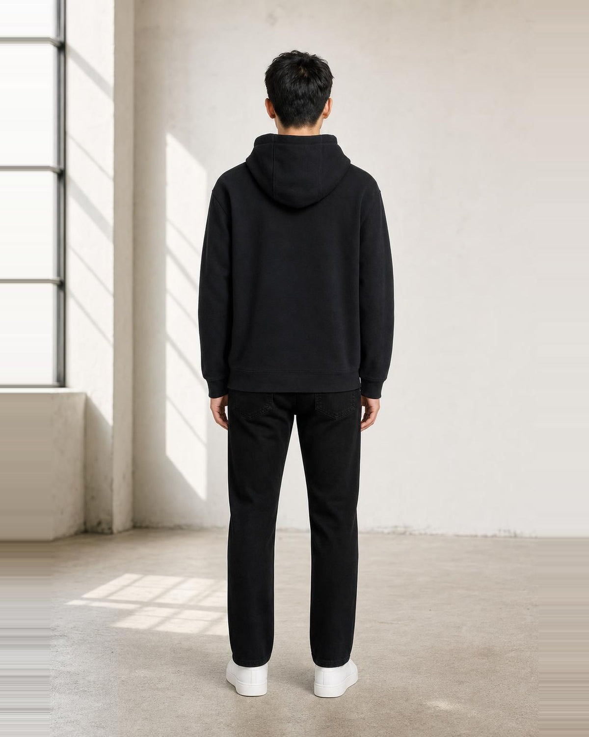 Tommy Hilfiger Hoodie in Schwarz, Rückansicht