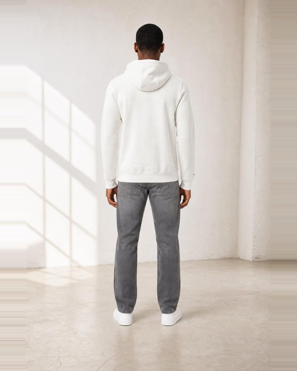 Tommy Hilfiger Hoodie in Weiß, Rückansicht