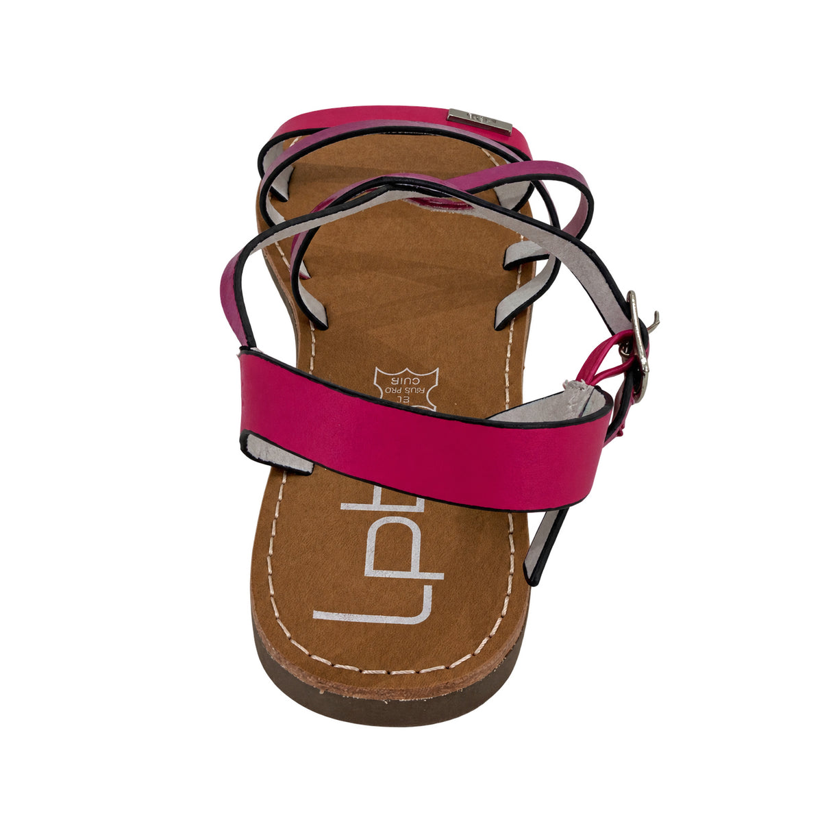 LPB Kinder-Sandalen Ditsy Floral, Fuchsia Metal