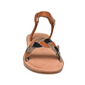 LPB Riemchensandalen mit Metallic-Details