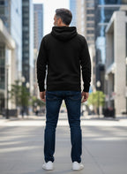 Paul Hunter Hoodie in Schwarz, Rückansicht