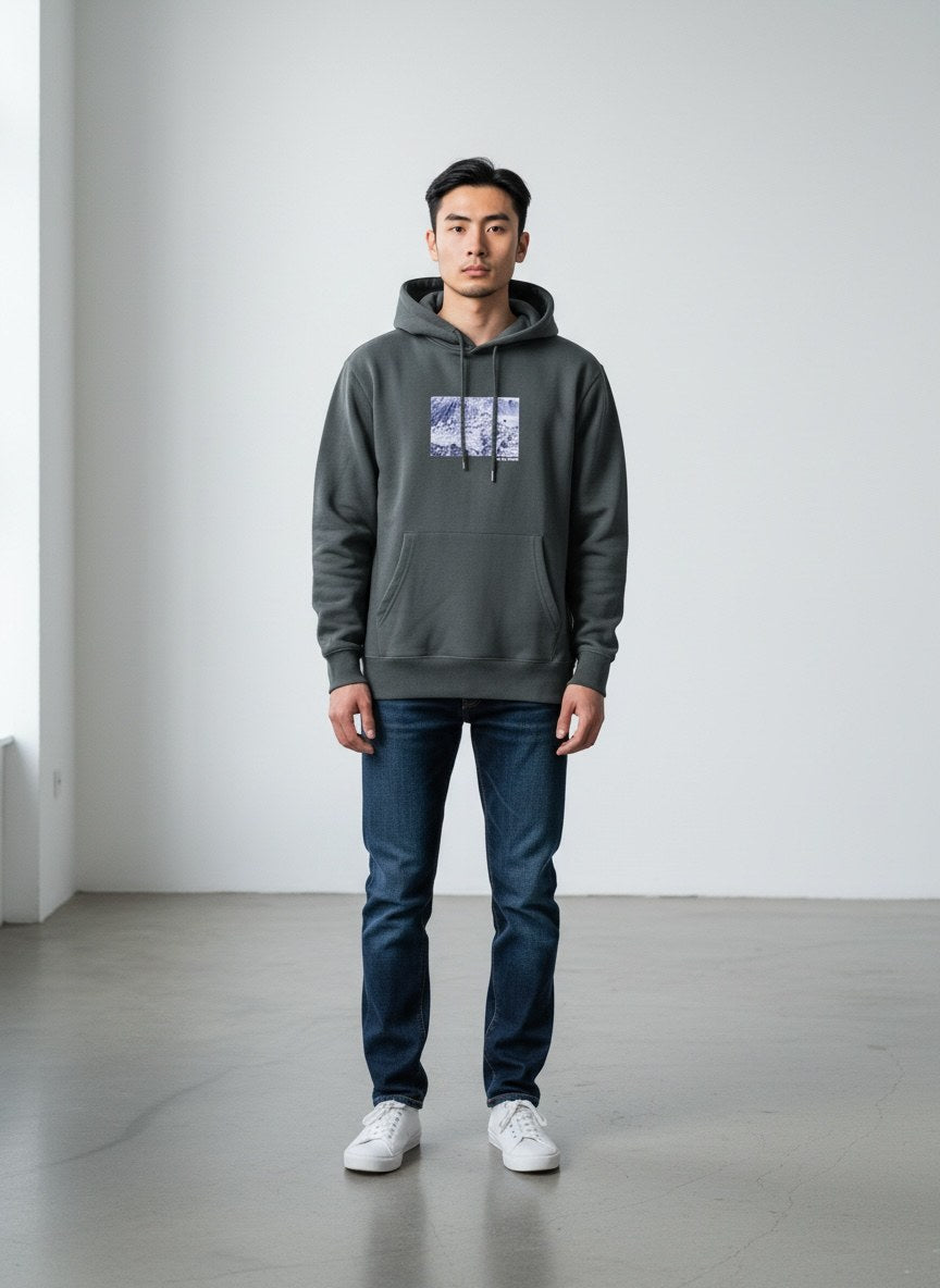 Paul Hunter Hoodie in Türkis, Vorderansicht