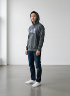 Paul Hunter Hoodie in Türkis, Seitenansicht