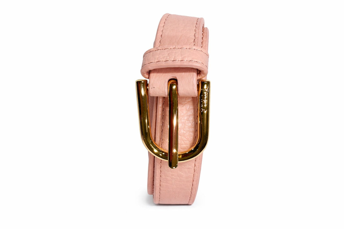 Furla Gürteltasche in Rosa, Gurt mit goldfarbener Schnalle