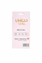 UNCO Slips 3er-Pack, Rückseite mit Material und Größentabelle