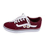 Vans Ward S/C Embroid Daisies Rumba, Rot/Weiß