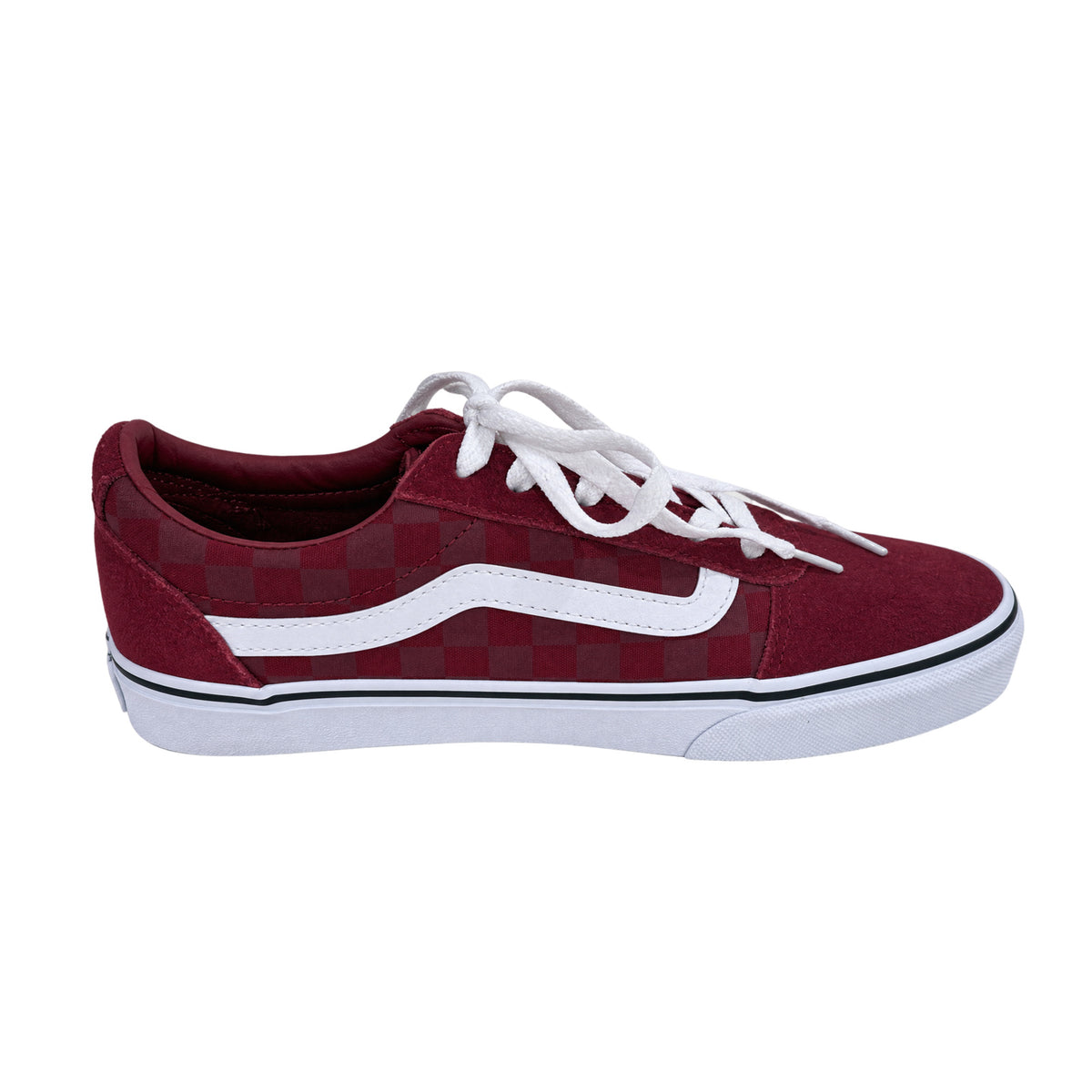 Vans Ward S/C Embroid Daisies Rumba, Rot/Weiß